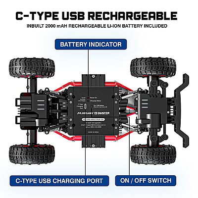 Mirana Duster 4WD Remote Red BL Pack