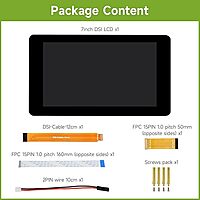 7inch Capacitive Touch Display for Raspberry Pi, DSI Interface, 800×480