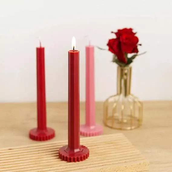 Polycarbonate Candle 3D Long Taper