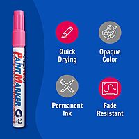 Artline 400XF Pink Paint Marker (Pack of 10) Artline 400XF Pink Paint Marker (Pack of 10)