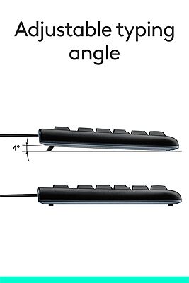 Open Box Logitech MK120 USB 2.0 Keyboard and Mouse Combo (Black) Open Box Logitech MK120 USB 2.0 Keyboard and Mouse Combo (Black)