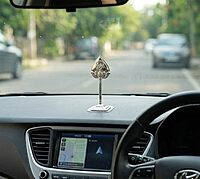 Silver Vel Symbol Stand Inspired by Lord Murugan