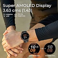 Titan Celestor Smartwatch with 1.43" AMOLED Display & AOD|60Hz Fluid Display