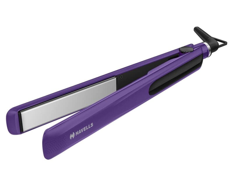 Havells HS4101 Ceramic Plates Fast Heat up Hair Straightener, Straightens & Curls, Suitable for all Hair Types