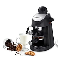 Wonderchef Regenta Espresso Coffee Maker, 5-bar with Steamer, Make Espressos, Cappuccinos & Lattes at Home