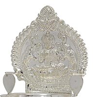 Sterling Silver Kamakshi Diya – Pooja Lamp