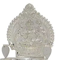 Sterling Silver Kamakshi Diya β Pooja Lamp