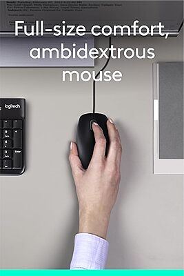 Open Box Logitech MK120 USB 2.0 Keyboard and Mouse Combo (Black) Open Box Logitech MK120 USB 2.0 Keyboard and Mouse Combo (Black)