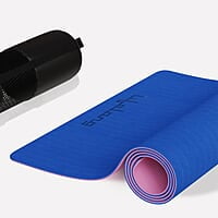Lifelong Dual Color TPE Material Yoga Mat for Women & Men 6mm Anti-Slip Yoga Mat for Gym Workout Exercise Mat