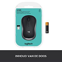 Open Box Logitech Wireless USB Mouse (M185)