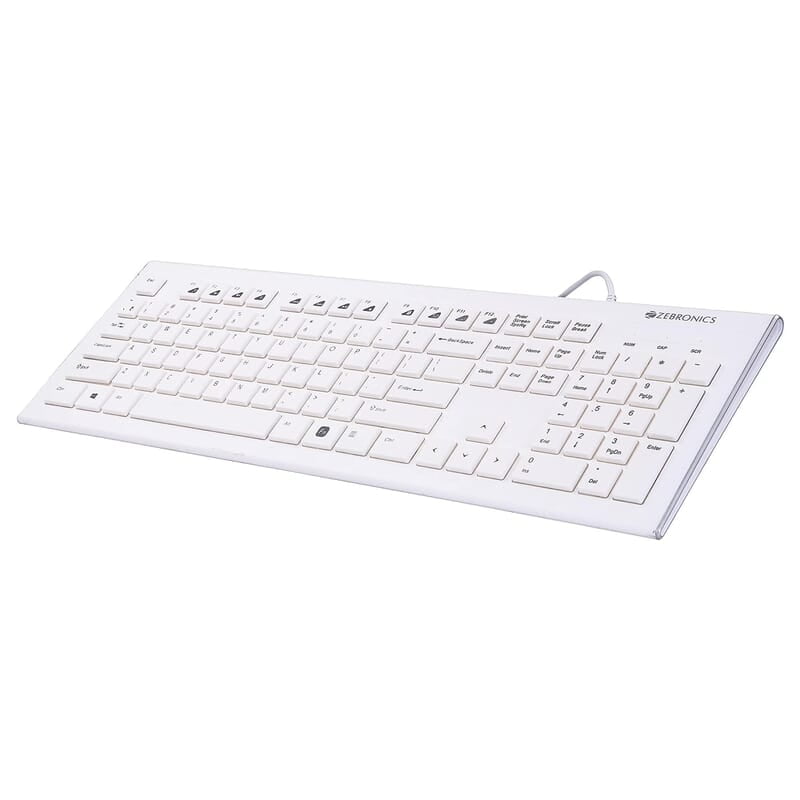 Zebronics DLK01 (White) Wired Keyboard Zebronics DLK01 (White) Wired Keyboard
