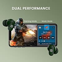 Portronics Harmonics Twins S16 in Ear Wireless TWS Earbuds with 24 Hrs Playtime Bluetooth 5.3v