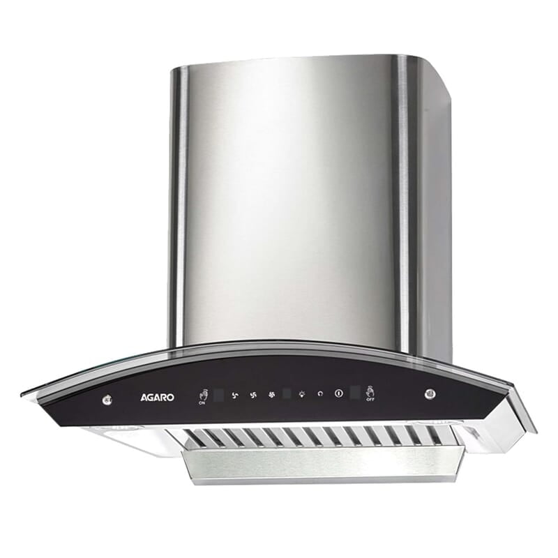 AGARO Royal Kitchen Chimney 90 cm 1350 m3/hr Auto-Clean Kitchen Hood