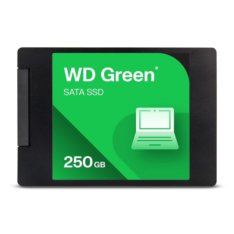 WD Green 250GB 2.5″ SATA Internal SSD – Up to 545MB/s | Reliable Storage