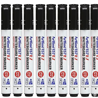 Whiteboard Marker EK-157RI Black – Pack of 10
