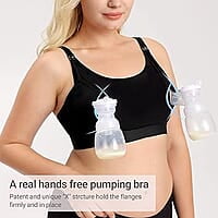 Hands-Free Pumping & Nursing Bra - Adjustable, Supportive, and Comfortable Maternity Wear for Breastfeeding Moms Hands-Free Pumping & Nursing Bra - Adjustable, Supportive, and Comfortable Maternity Wear for Breastfeeding Moms