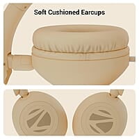 Zebronics BOOM Wired Headphone, Over Ear, in-Line MIC, Foldable, 1.5 meter Cable, for 3.5mm (Mobile | Tablet | Laptop | MAC), Soft Cushion, 40mm Drivers