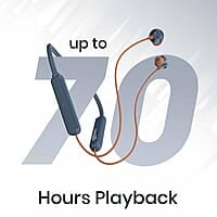 ZEBRONICS Jumbo LITE with 70 Hours Backup, Bluetooth v5.2 Wireless In ear Neckband, Fast Charging, ENC Calling, Gaming Mode (Upto 50ms), Voice Assistant, Dual Pairing, Splash Proof, and Type C