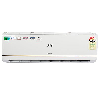 GODREJ 1 Ton 3 Star Copper, Convertible 5-in-1 Cooling,Insta Cool & Flexicool Split Air Conditioner