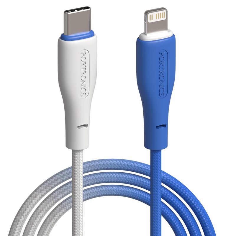 POR 3013 HUE X C-Lightning – 20W USB-C to Lightning Braided Cable 1M 06 Months