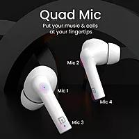 Portronics Twins S6 – TWS Earbuds, 50H Playtime, White. Enjoy seamless connectivity, superior sound quality, and a sleek design. Perfect for music lovers and on-the-go lifestyles.
