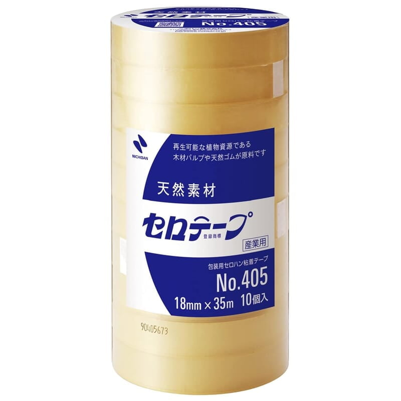 NICHIBAN CELLULOSE TAPE NO. 405-18 (18.0MMX35.0M)