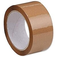 Wonder Cello Brown Tape 2'' inch Width x 65 Meter Length - PACK of 2