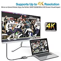 HAMMOK ZEST Type-C 3-in-1 HDMI USB PD Adapter! Connect your devices seamlessly with HDMI output, USB PD charging, and USB data transfer. Compact, portable, and perfect for on-the-go!