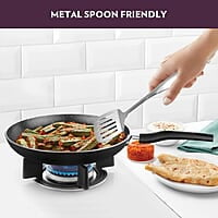 Borosil Granito Non-Stick Deep Fry Pan1.5L, Induction Friendly, Granite Finish, PFOA-Free, 204 cm Diameter