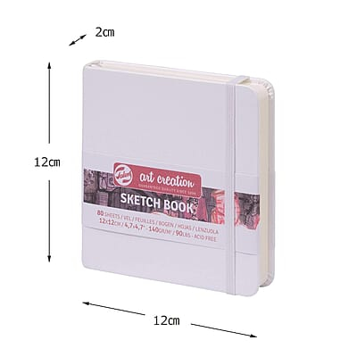 ARTCREATION Notepad Drawing Art Creation White 12 X 12 160 G 80 Sheets