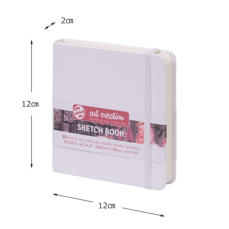 ARTCREATION Notepad Drawing Art Creation White 12 X 12 160 G 80 Sheets