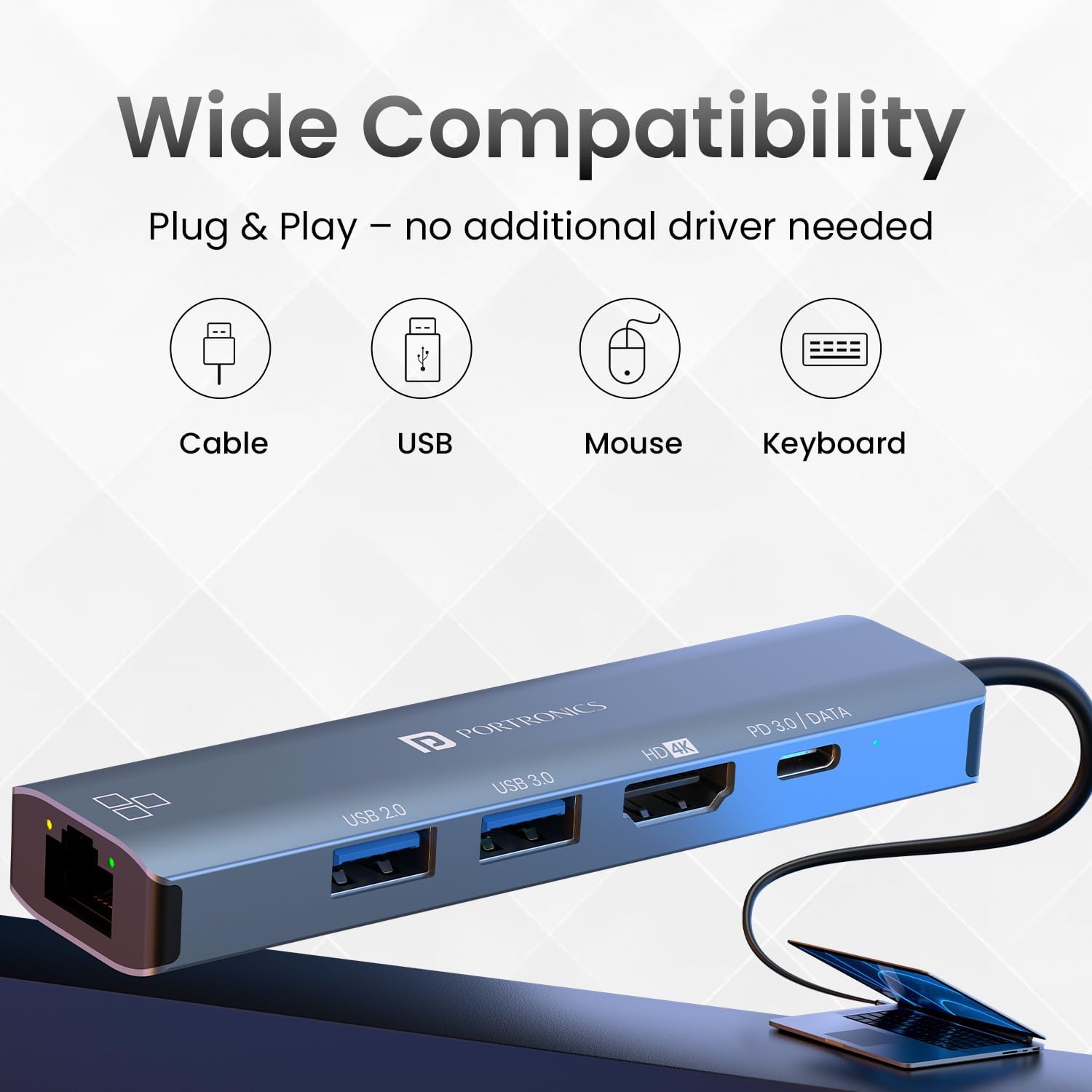 Portronics Mport 51 Type C Hub