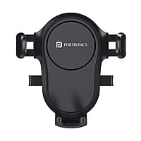 Portronics Clamp Y Adjustable Air Vent Mobile Holder for Car with 360° Rotational
