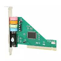 Live Tech PCI Sound Card 4.1 Channel enhances desktop audio with immersive sound quality. Perfect for gaming and music, it supports multiple speakers for a rich audio experience.