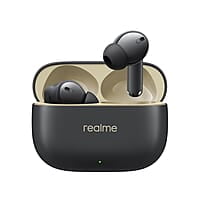 Realme Buds T300 TWS Earbuds | 40H Playtime, ANC, Dolby Atmos, IP55 (Stylish Black)