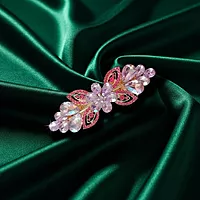 Gold Plated Designer Hair Clip for Women & Girls | Elegant Bridal Hair Barrette