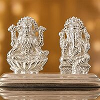 Silver Lord Ganapathy, Lakshmi Idol