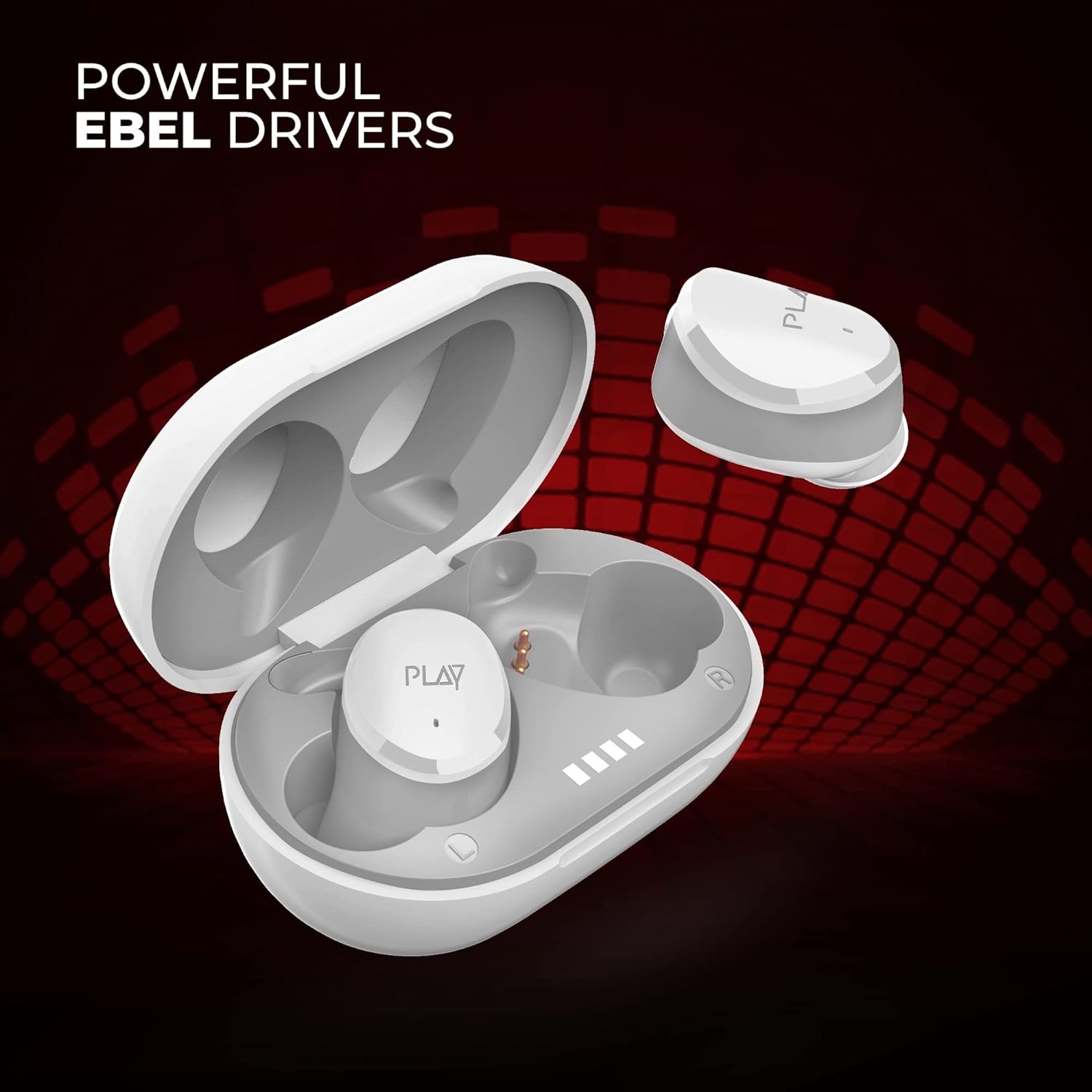 PLAY Budslite Wireless Buds White+Grey