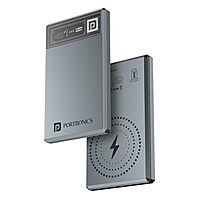 Portronics Magclick 5K is a 5000mAh magnetic wireless charger designed for convenience. It offers fast charging, portability, and a sleek design, making it perfect for on-the-go power needs.