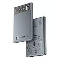 Portronics Magclick 5K is a 5000mAh magnetic wireless charger designed for convenience. It offers fast charging, portability, and a sleek design, making it perfect for on-the-go power needs.