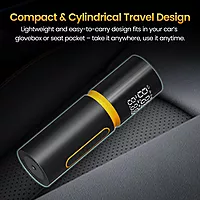 Portronics VAYU 5.0 Lite Tyre Inflator – Portable | Torch | Black | 1 Year Warranty