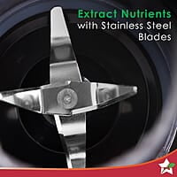 Wonderchef Nutri-blend Mixer Grinder Blender 3 Unbreakable Jars 500W 22000 RPM