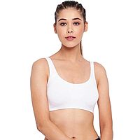 ENAMOR Low Impact Women's Cotton Everyday Sports Bra - All Day Comfort, Non Padded, Wirefree, High Coverage SBO6
