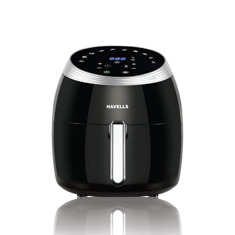 Havells Grande Air Fryer with Aero Crisp Technology, 6.5 Litre Large Pan Capacity, 10 Pre- Set Menu