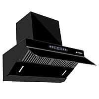 Faber 90cm 1500m³/hr Autoclean Kitchen Chimney Digital Display Filterless Slant Body T-Shape Panel Touch+Gesture