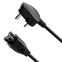 Portronics Konnect G3 Laptop Power Cable 1.2m – 3 Pin Power Cord
