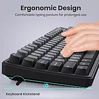 Portronics Key 9 Wireless Keyboard & Mouse Combo – Numeric Pad Piano Keys Black 1 Year Warranty