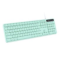 Portronics Ki-Pad 3 Blue USB Keyboard – Full Size offers a comfortable typing experience with its sleek design, responsive keys, and reliable connectivity, perfect for home or office use.