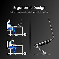 Portronics My Buddy D is a sleek wooden laptop table, ideal for home use, providing comfort, stability, and ergonomic support.