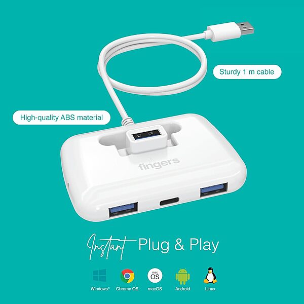 Fingers Fast-CU3.0 4-Port USB Hub